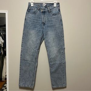 Princess Polly asymmetric jeans